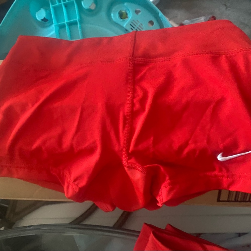 Nike Bright Red Sports Shorts